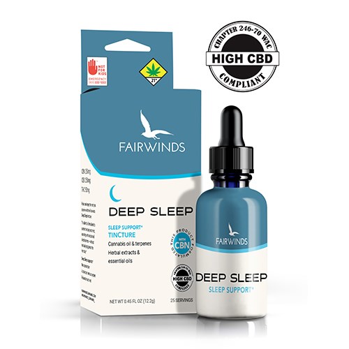 Fairwinds | Deep Sleep | 12.5ml Tincture | DOH | 1:5:5 THC:CBD:CBN