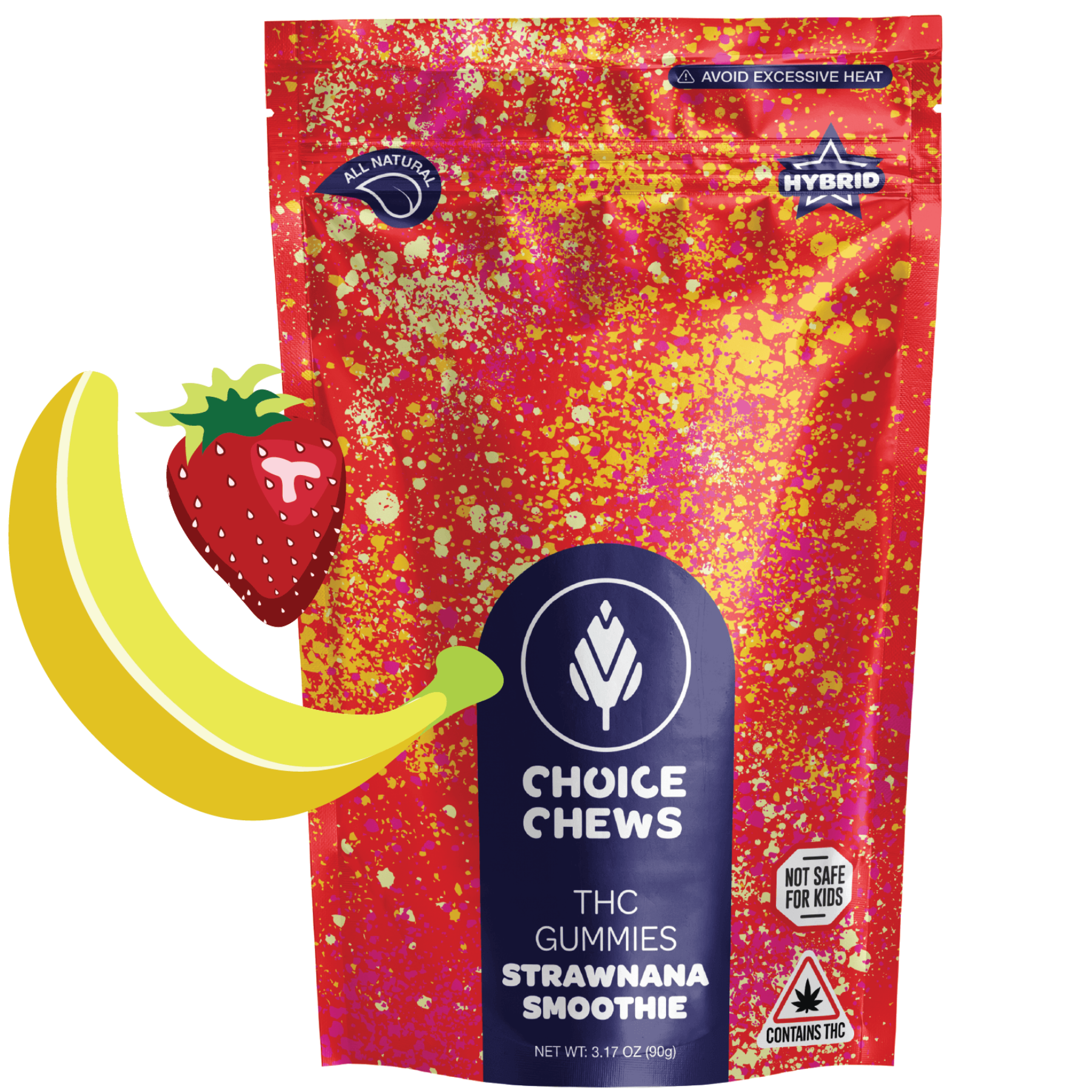 Strawnana Smoothie Gummies 20pk | 100mg