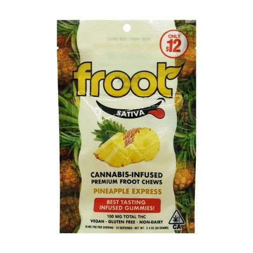 Froot Pineapple 100mg Gummy
