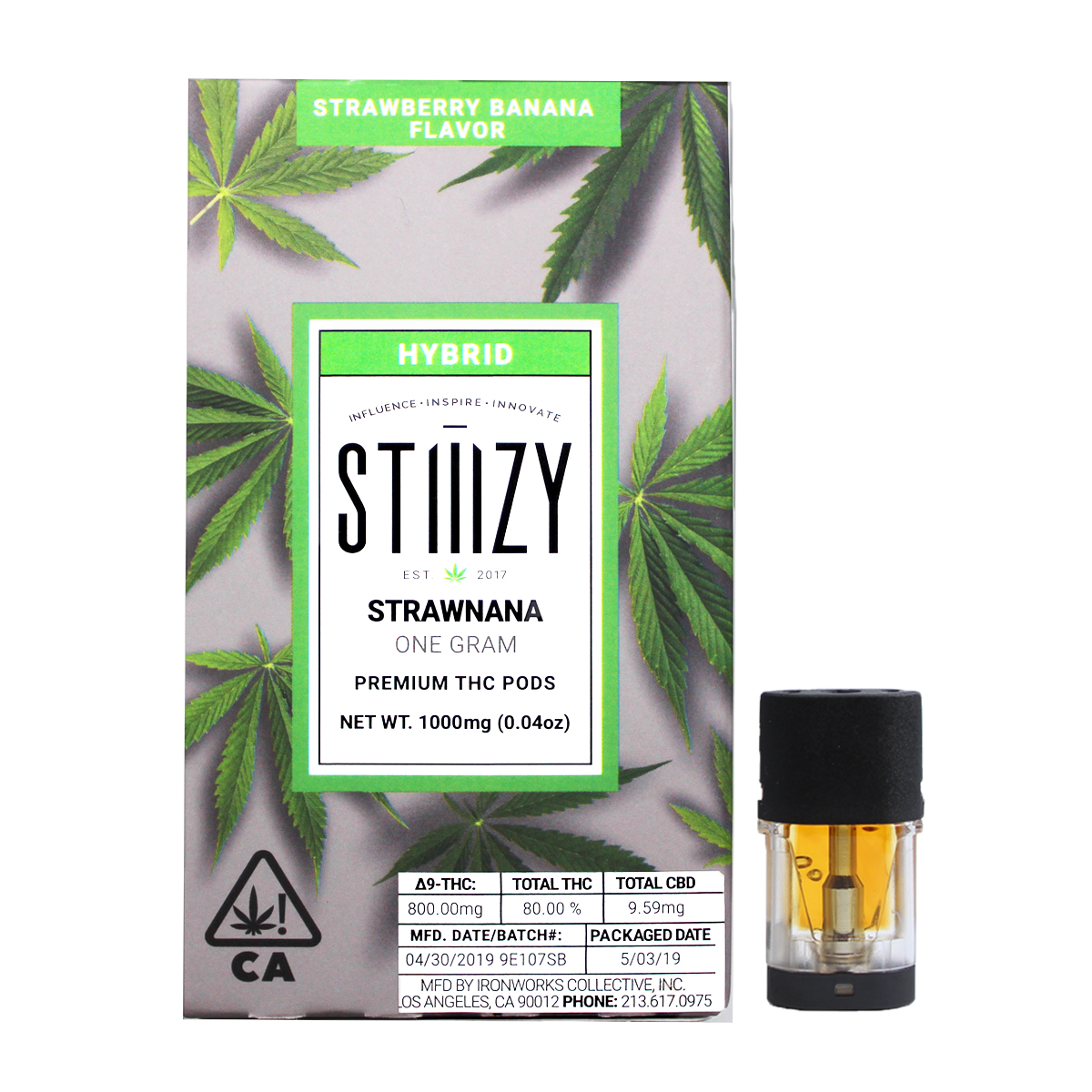 STRAWNANA - PREMIUM THC POD 1G