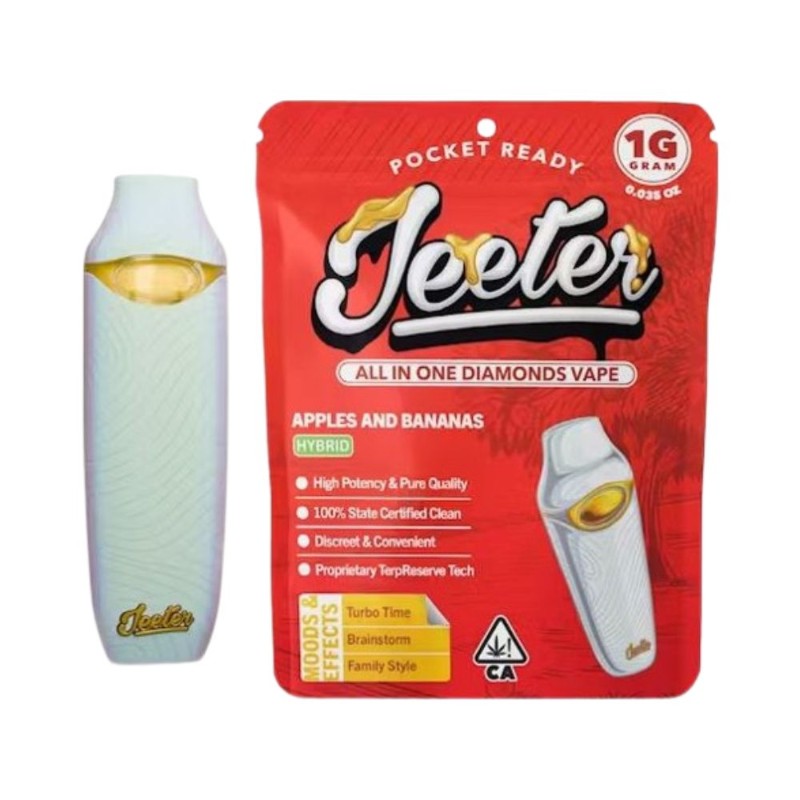 Jeeter Apples & Bananas (H) Diamonds AIO 1g