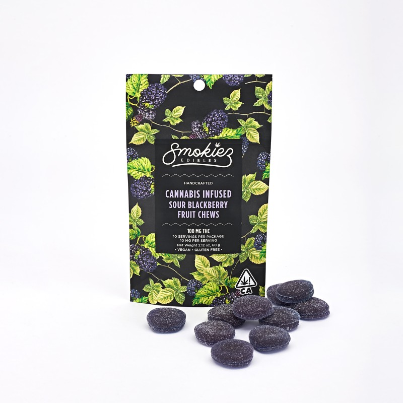 Smokiez Sour Blackberry (I) Gummies 100mg