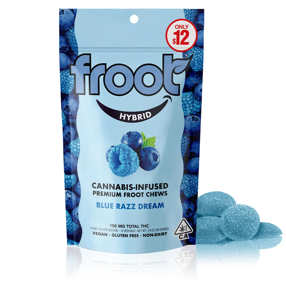 Froot | Gummies | Blue Razz Dream | 10 pc