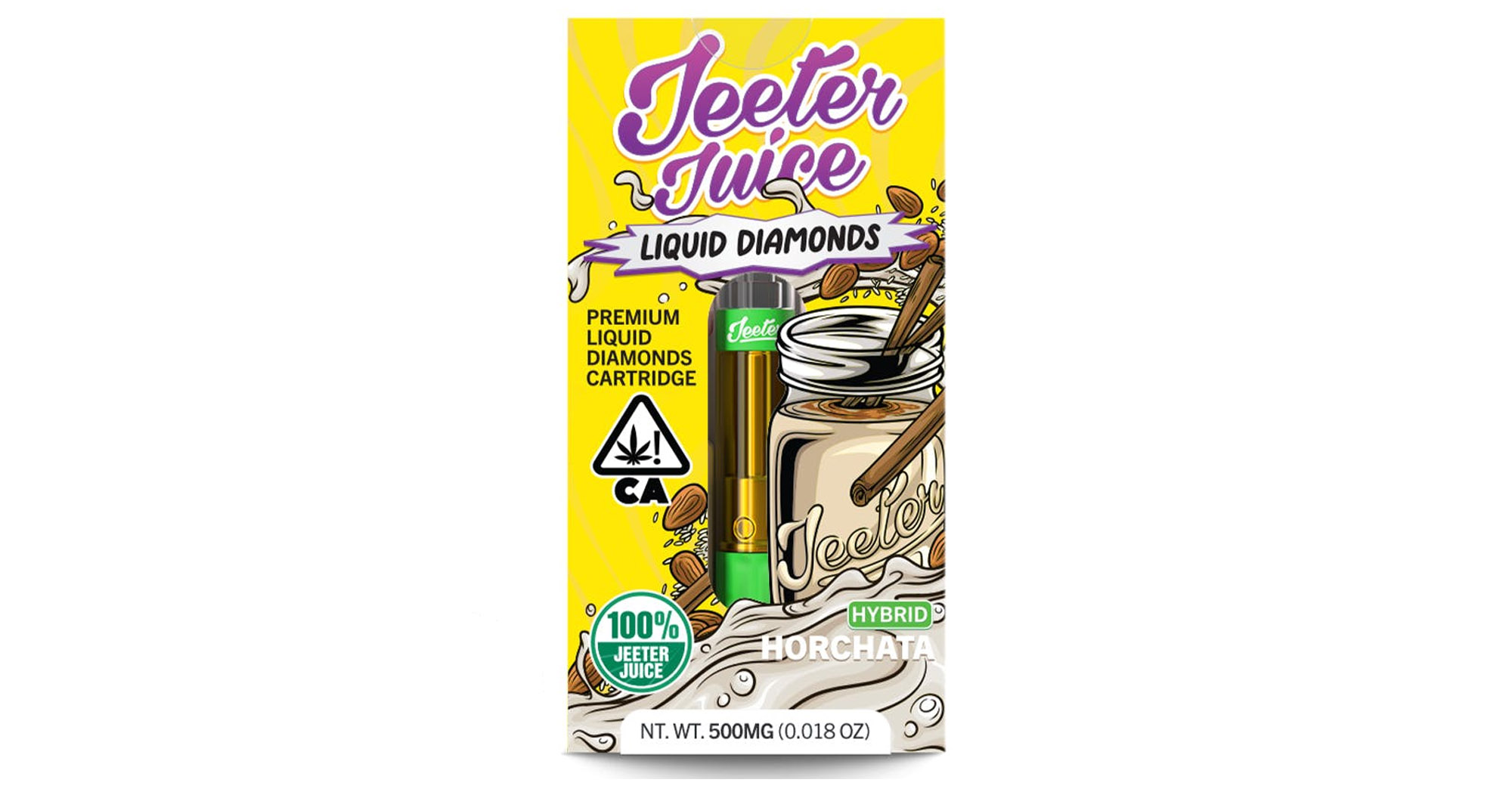 Mission Valley Jeeter Horchata Liquid Diamonds Cartridge 1g San