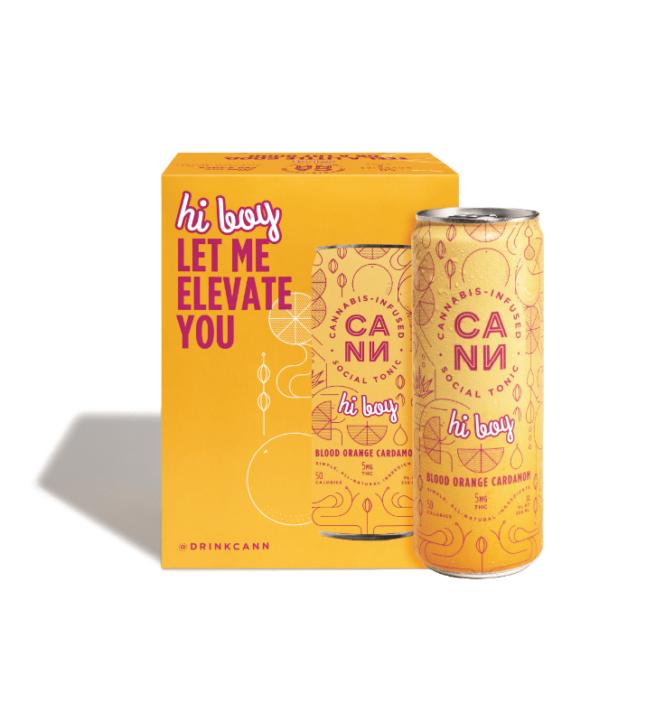 CANN Hi-Boys Blood Orange Cardamom 4pk 20mg