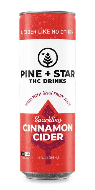 Sparkling Cinnamon Cider | Pine + Star | 5mg