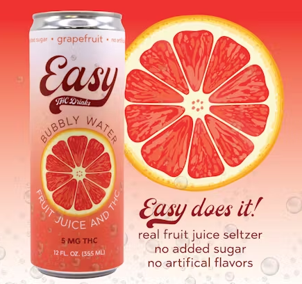 Easy Grapefruit 5mg Seltzer