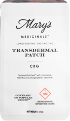 20mg CBG Patch Marys Medicinals