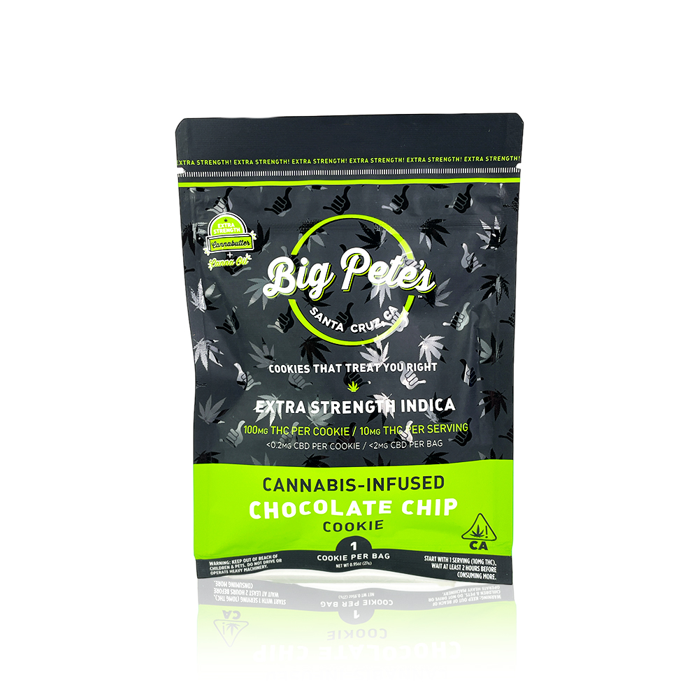 BIG PETE'S TREATS - Edible - Chocolate Chip Cookie - Extra Strength - Indica - 100MG