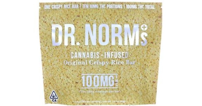 Dr. Norm's Original (H) Rice Crispy Bar 100mg
