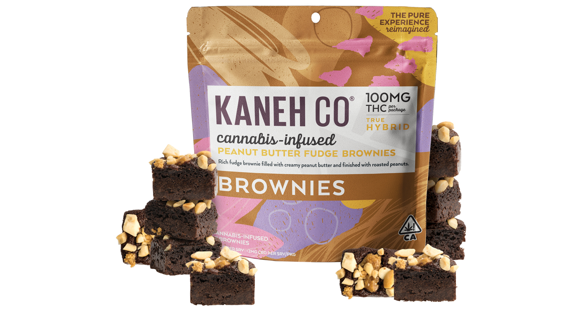 Kaneh Co Peanut Butter Fudge Brownies 100mg San Diego, Vista & Imperial Cannabis