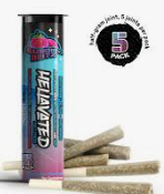 Hellavated Razberry Blitz 5pk Infused Pre-Roll 0.5g
