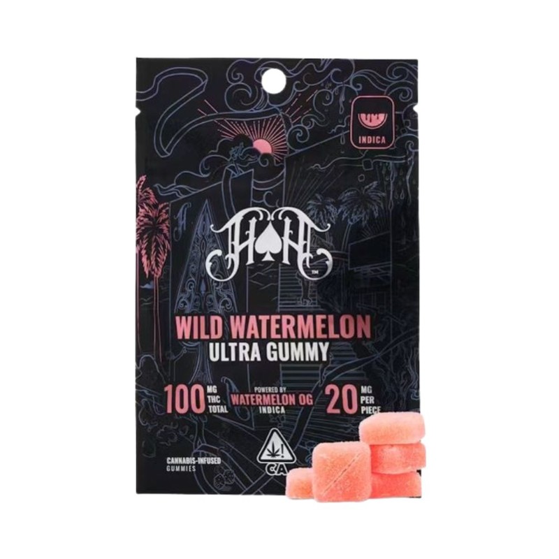 Heavy Hitters Wild Watermelon (I) Gummies 5pk 100mg