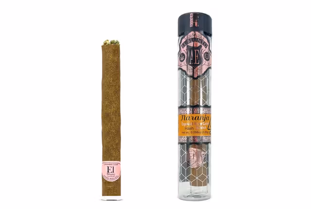 El Blunto Especial Hash Infused Rose Gold Cannabis Cigar 1.65g - Naranja (S)