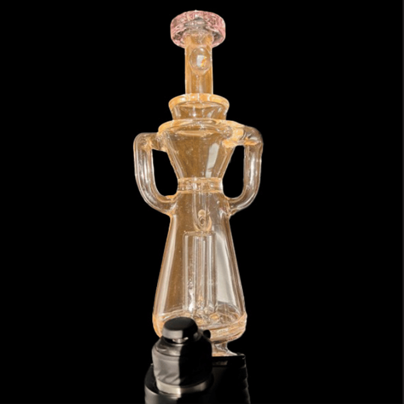 Elevar Glass - Peak Recycler Long Peach Rozay Opal - Accessories