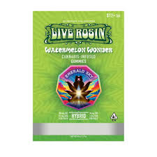 Emerald Sky Live Rosin Gummies 10pc 100mg(THC) 10mg(CBD) - Watermelon Wonder (H)