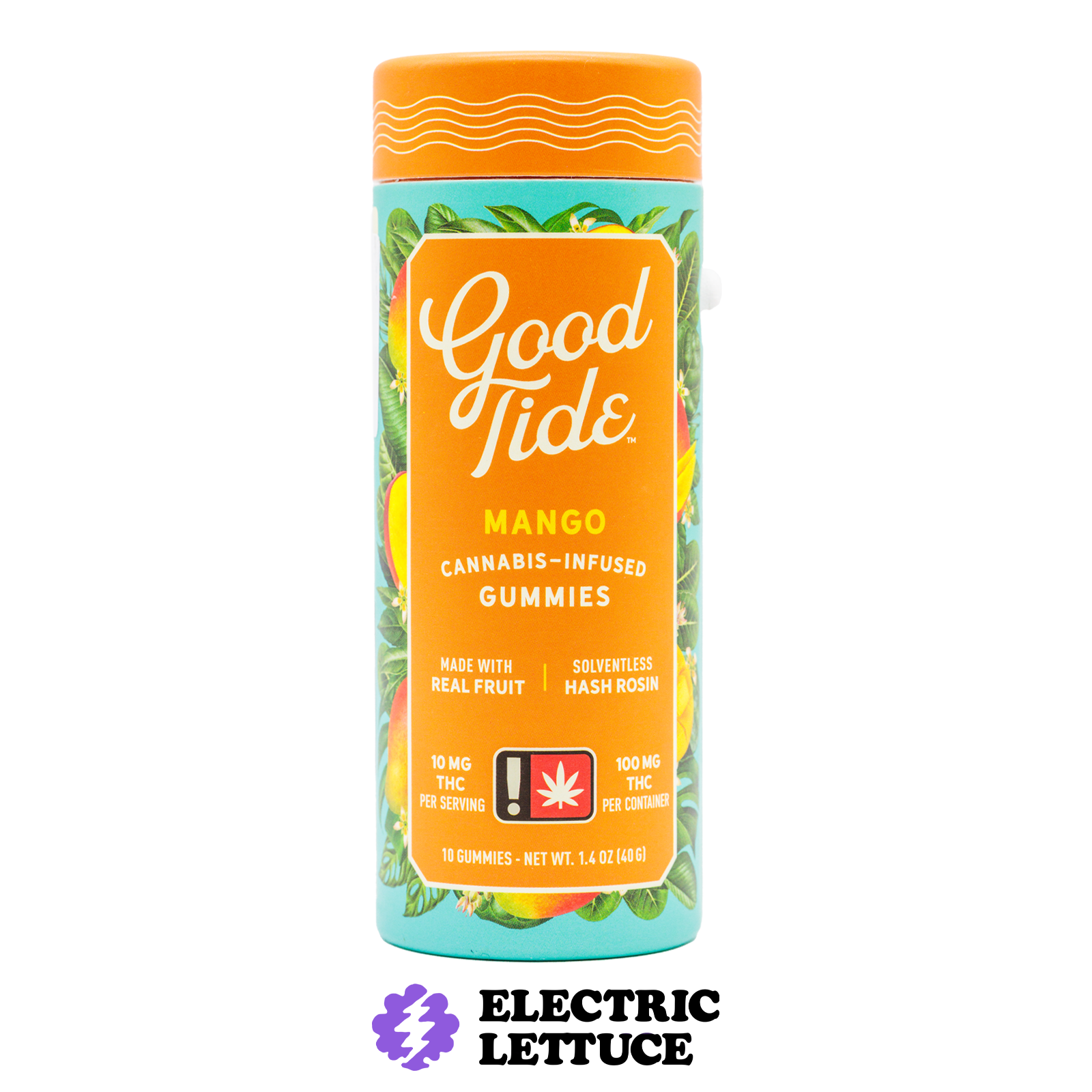 Good Tides Mango Indica Solventless Hash Gummies 100mg