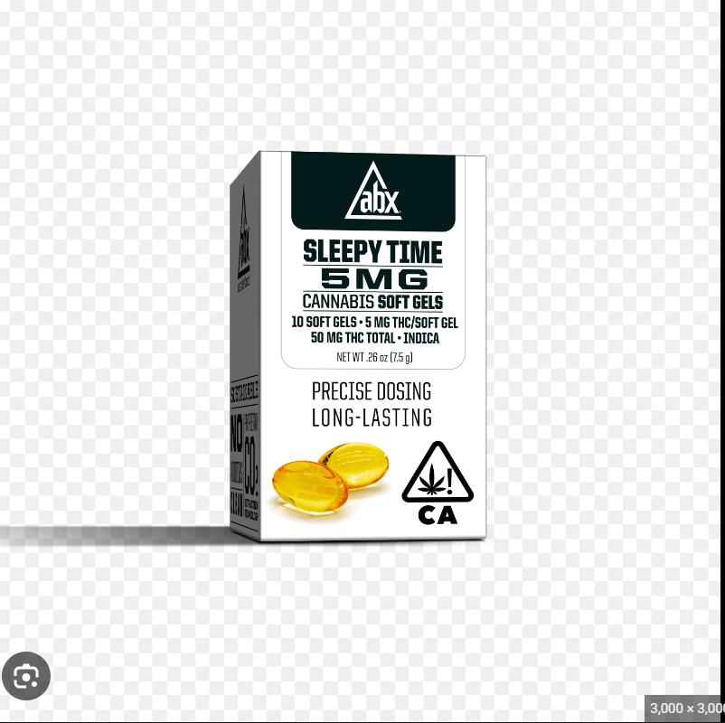 10pk 5mg Sleepy CBN Gel Capsules - ABX