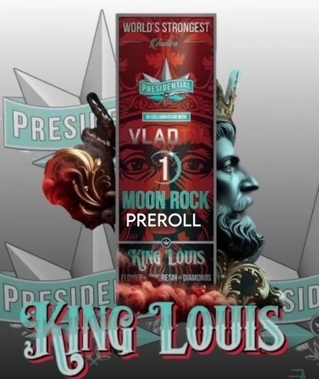 Presidential Infused Preroll 1g King Louis