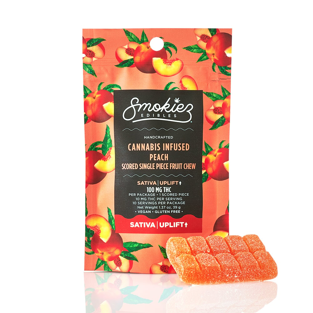 Smokiez | SWEET Peach Fruit Chews (SINGLE) | 100mg