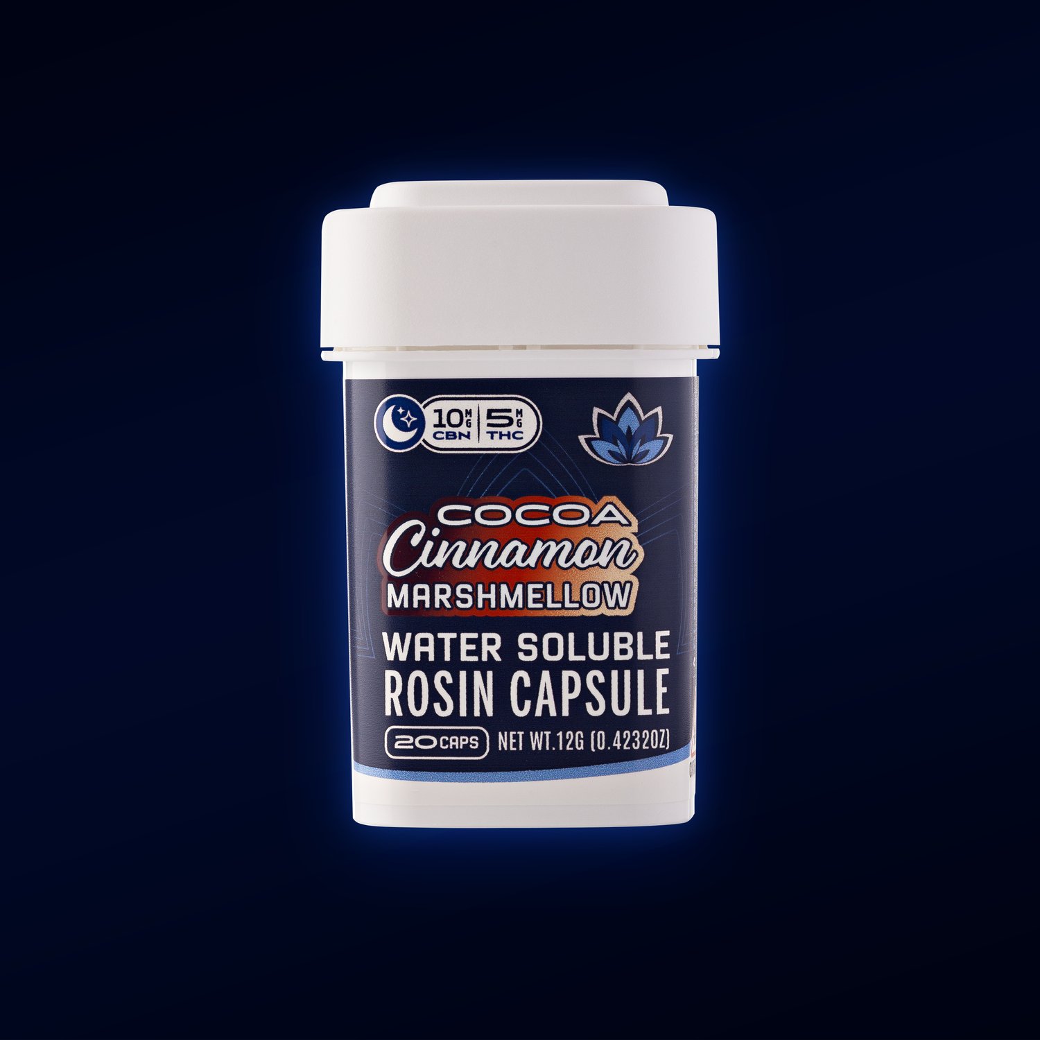 Cocoa Cinnamon Rosin Capsules | Blue River | 100mg