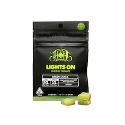 Heavy Hitters Gummies Lights On THCV 2:1 Green Crack