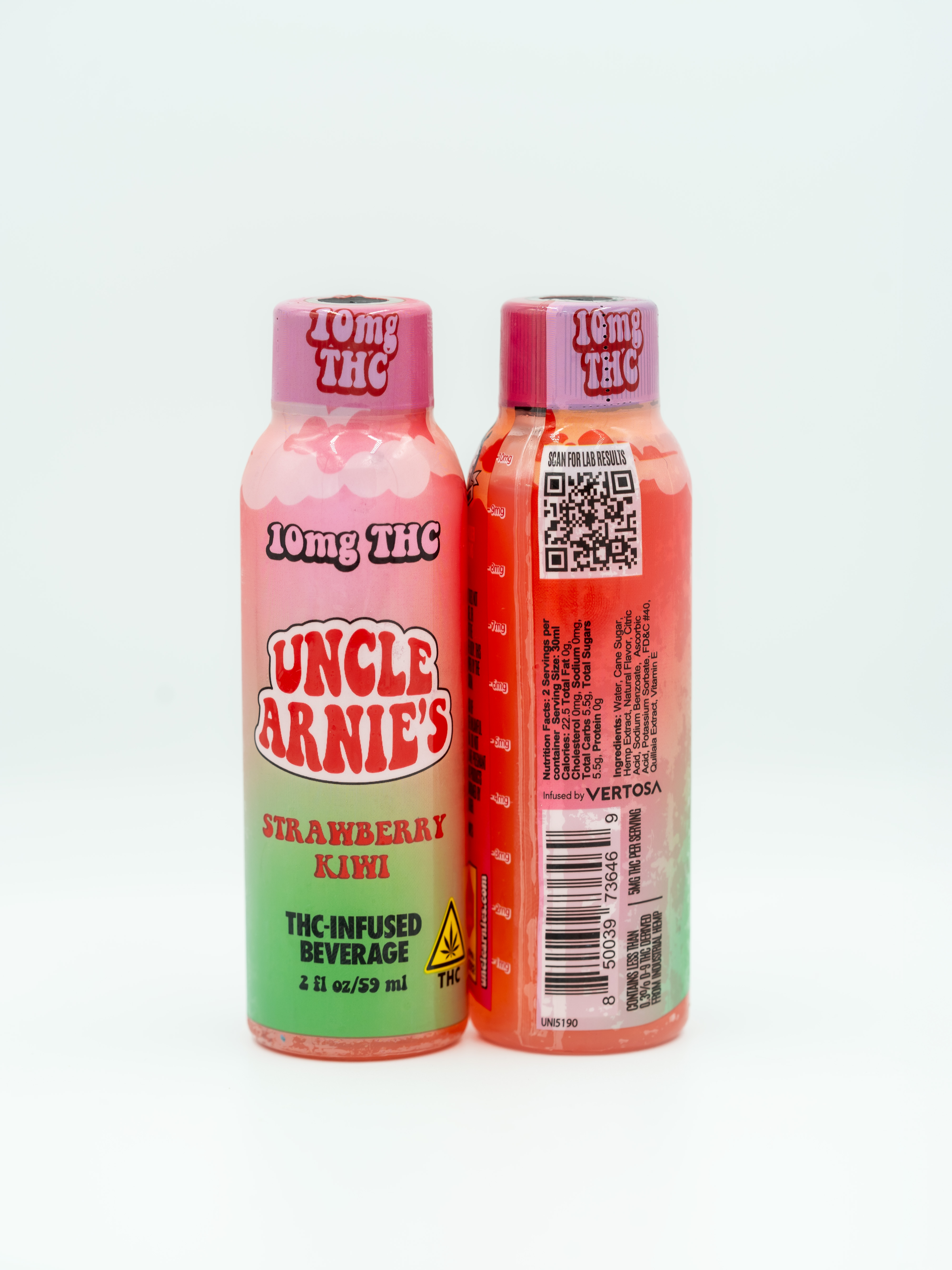 Uncle Arnie's | Strawberry Kiwi THC Shot | 10mg THC