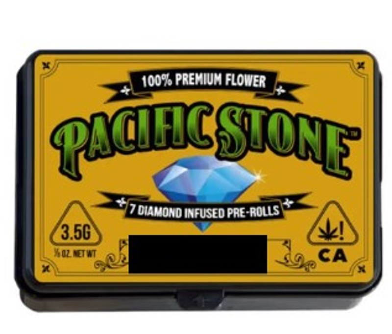 Pacific Stone - Gelato - Diamond Infused (7pk) - 3.5 Grams