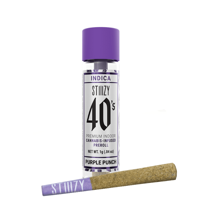 Stiiizy 40's Purple Punch (I) Infused Preroll 1g