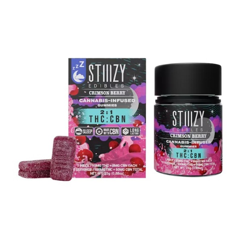 STIIIZY - CBN- 2:1 Crimson Berry - 100mg