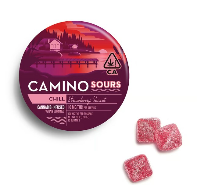 Camino - Edible: Sour Strawberry Sunset - 100mg