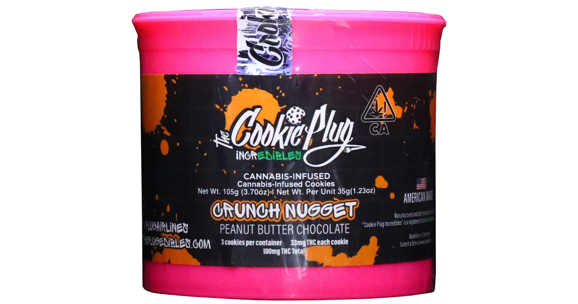 Mission valley the cookie plug crunch nugget peanut butter