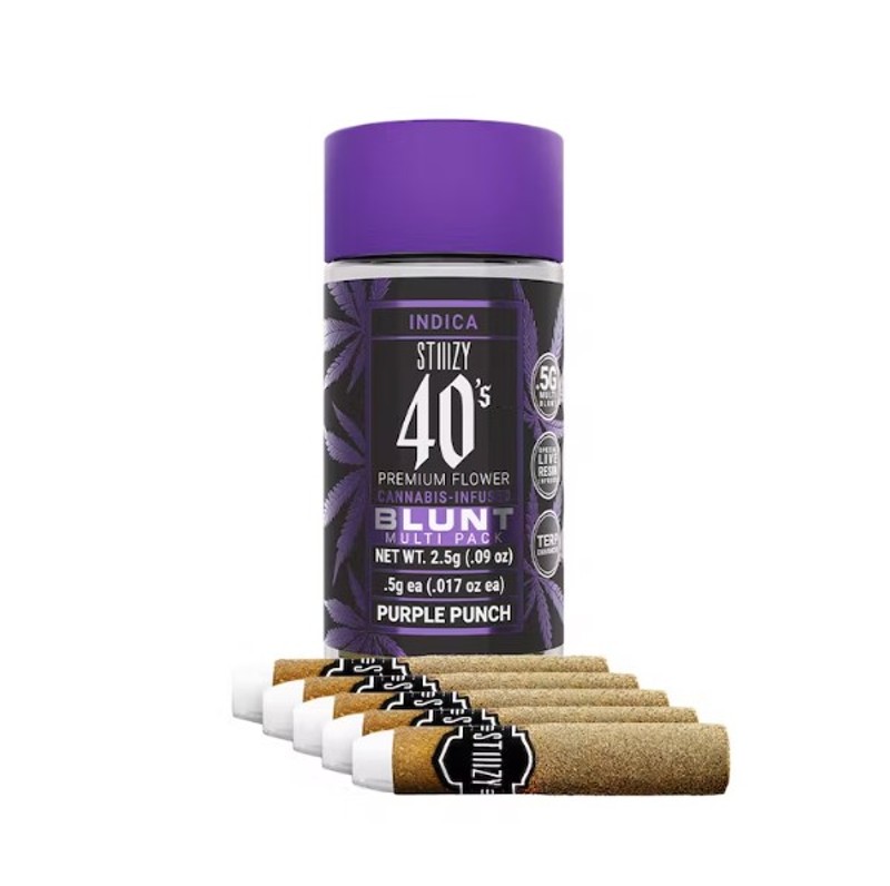 STIIIZY - 40's Mini Blunt - Purple Punch - (5pk) - 2.5 Grams