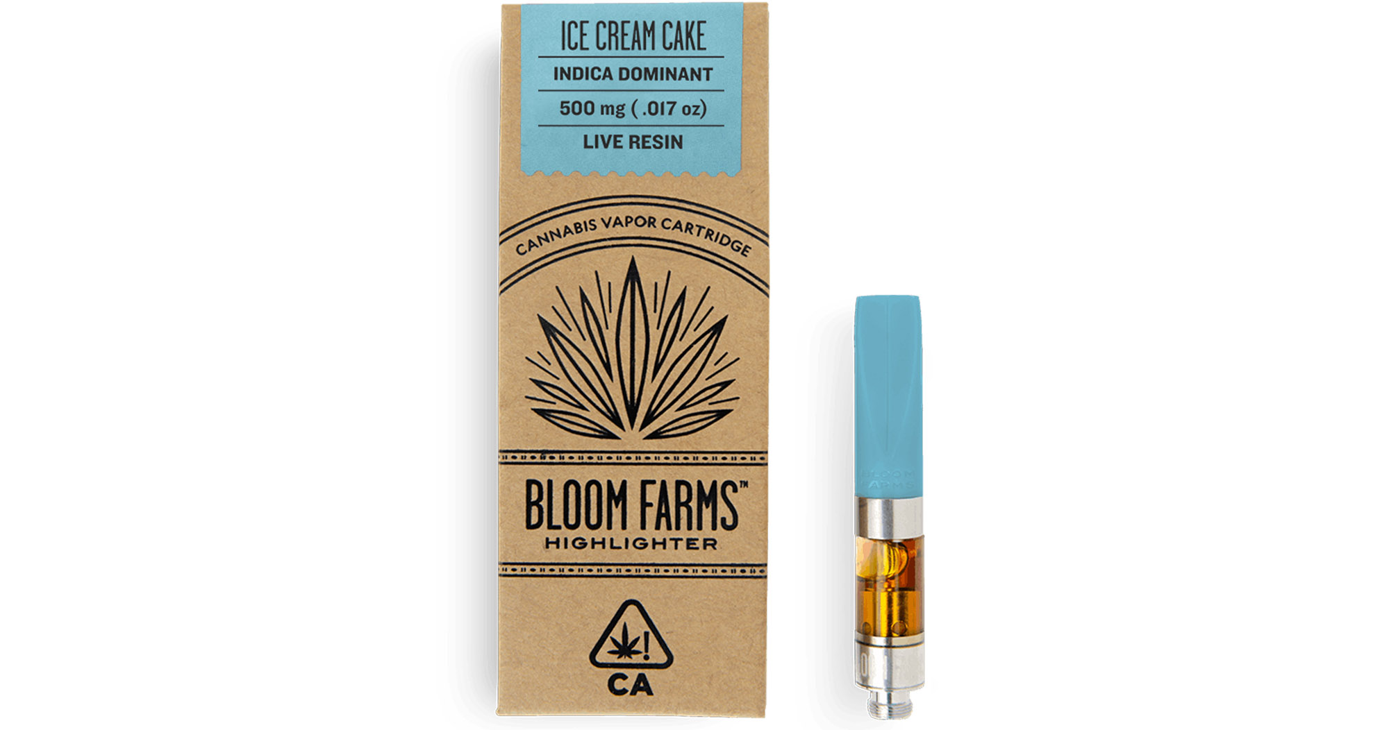 Bloom Farms - Ice Cream Cake Live Resin Cartridge - 0.5g - San Diego
