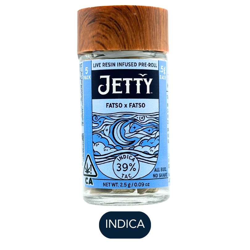 Jetty - Live Resin - Fatso x Fatso - Infused Preroll 5pk - 2.5g