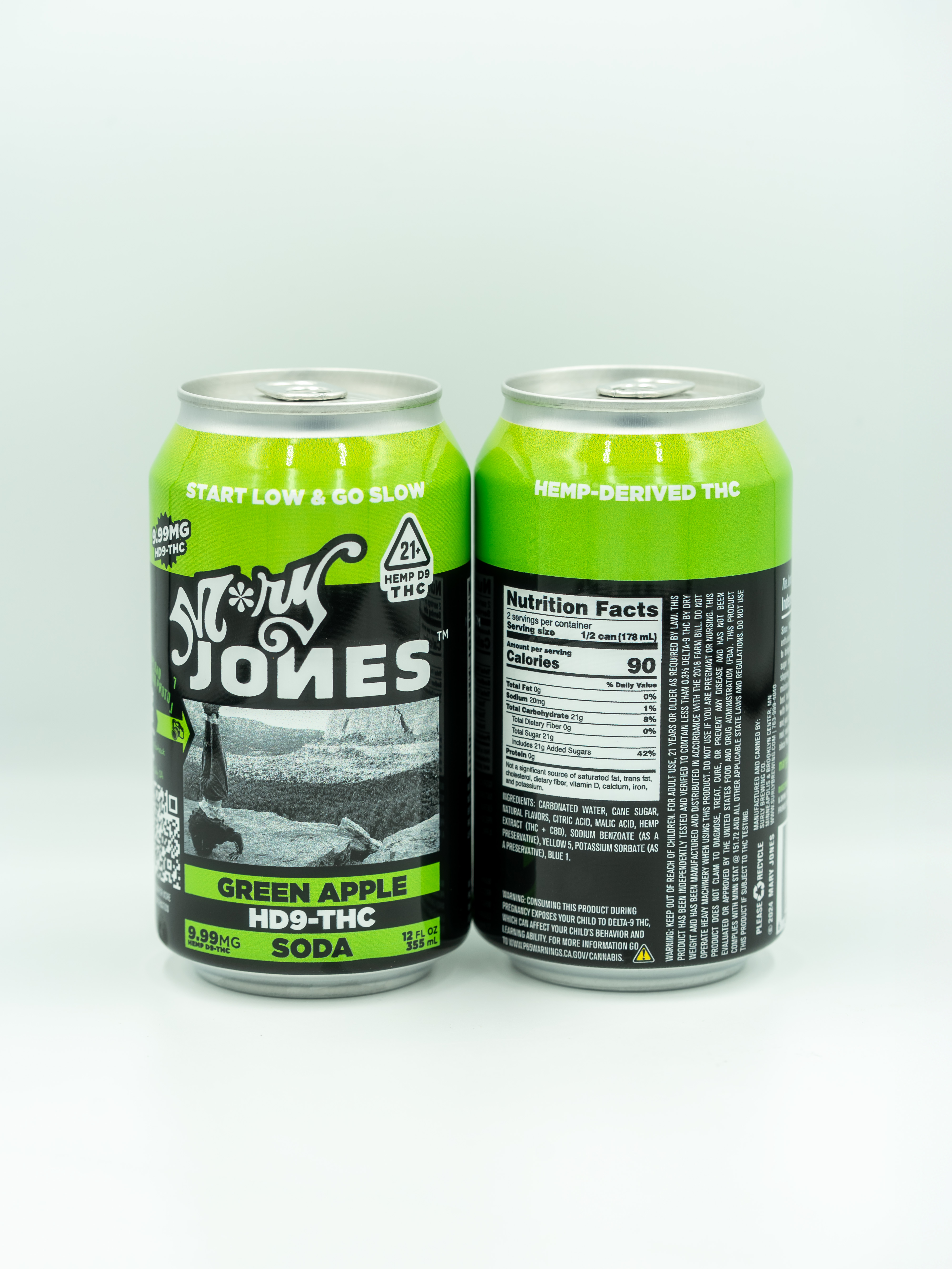 Mary Jones | Green Apple THC Beverage | 10mg THC