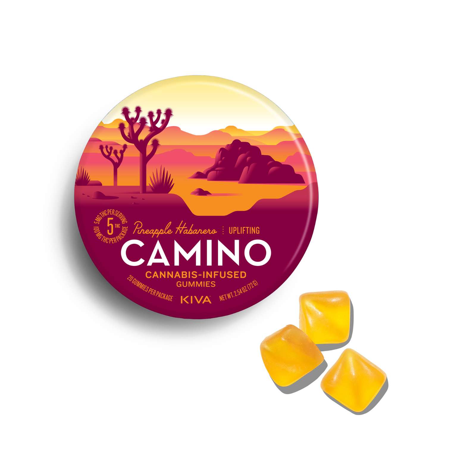 Pineapple Habañero "Uplifting" Gummies | Camino