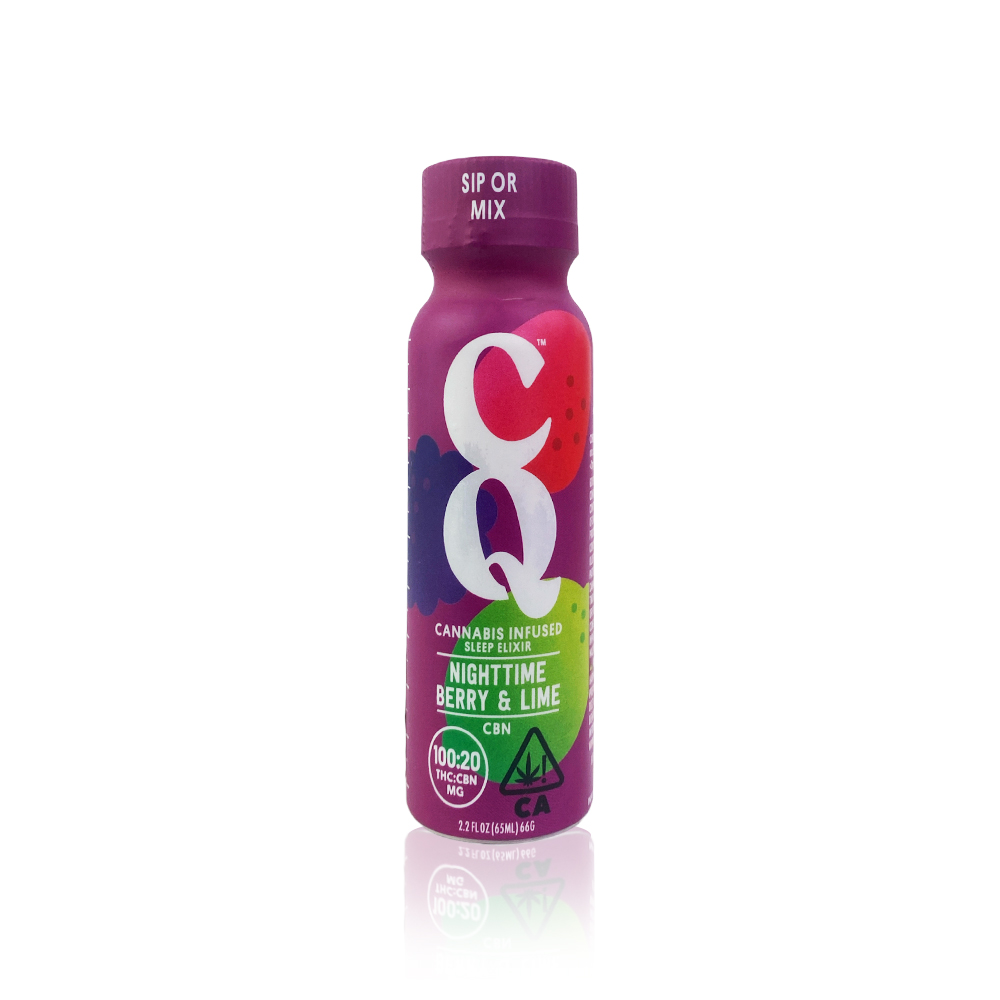 CANNABIS QUENCHER - Drink - Nighttime Berry & Lime - 2oz Shot - 100MG