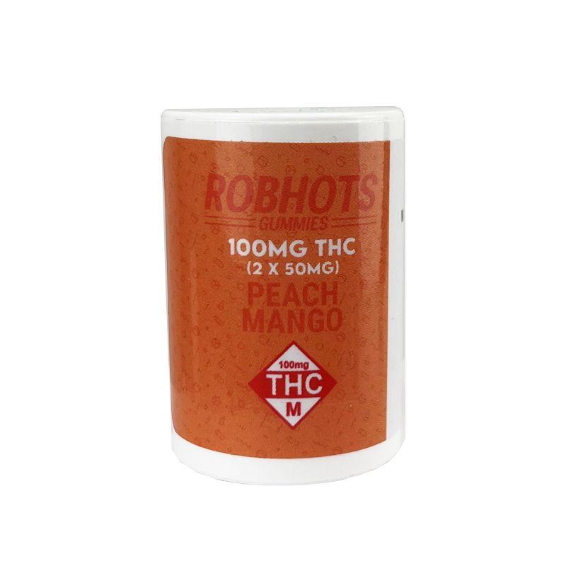 ROBHOT - PEACH MANGO GUMMIES 2 PACK 100MG