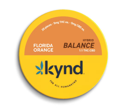 Kynd 1:1 Balance Florida Orange 100mg 20pk Gummies