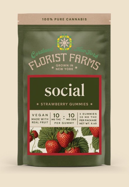 Florist Farms | Edible | Happy | Strawberry | 2pk