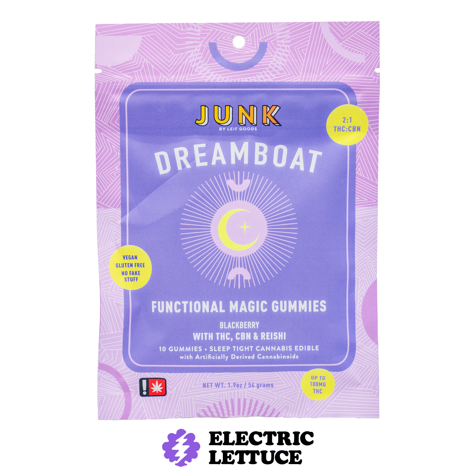 Junk Dreamboat 2:1 CBN Gummy 10pk 100mg