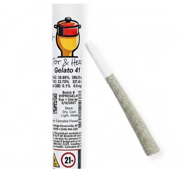 Pot & Head | Velvet Kush - hash infused |1G Joint