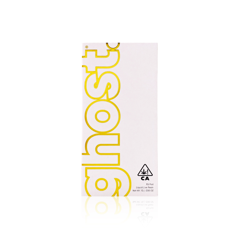 GHOST - Vape Pen - Blueberry Cookies - Live Resin Pod - 1G