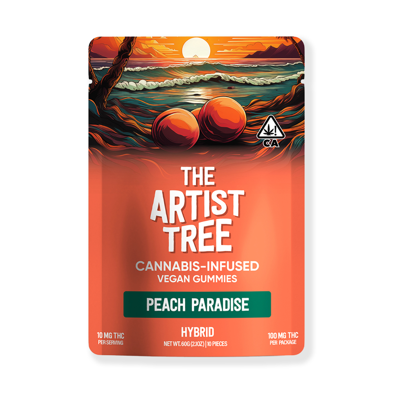 TAT Peach Paradise Gummies 1:1 THC:CBD 100mg