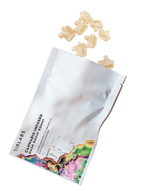 710 Labs Grease Bucket #9 Hash Rosin Gummies 100mg