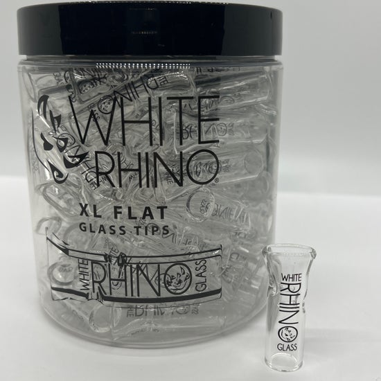 White Rhino | Xl Glass Tip Flat