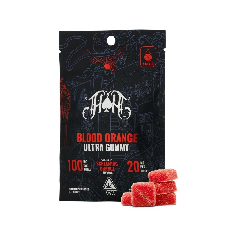 Heavy Hitters Blood Orange (H) Gummies 5pk 100mg