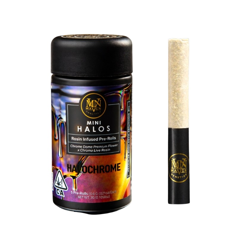Maven Halos Halochrome (S/H) Rosin Preroll 5pk 3g