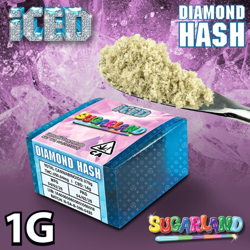 ICED Sugarland (S) Diamond Hash 1g